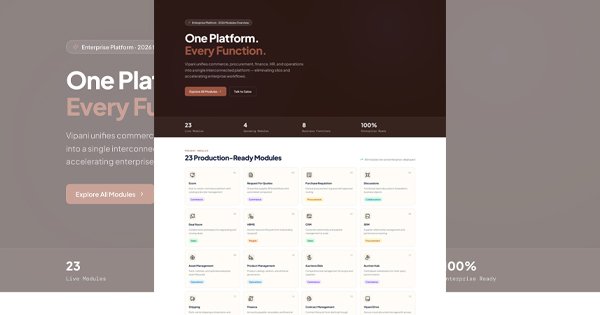 Vipani.ai Unifies Manufacturing Operations with AI-Powered Business Platform